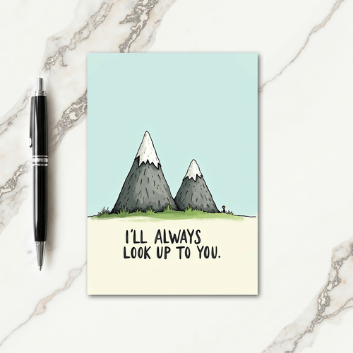 Mountain Fathers Day Card