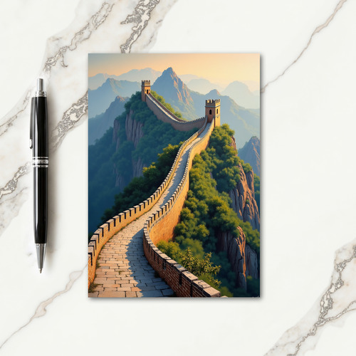 Mountain Fortress Birthday Card