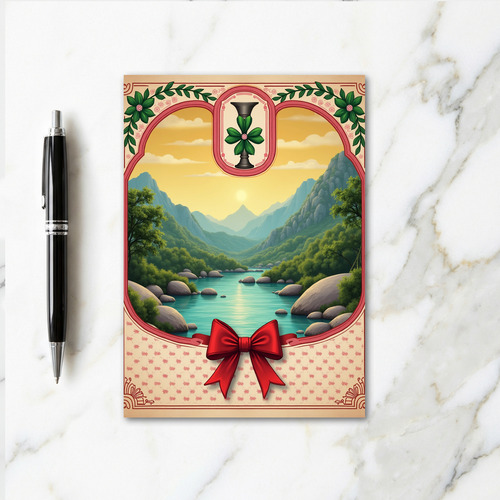 Mountain River Scene Gift Card