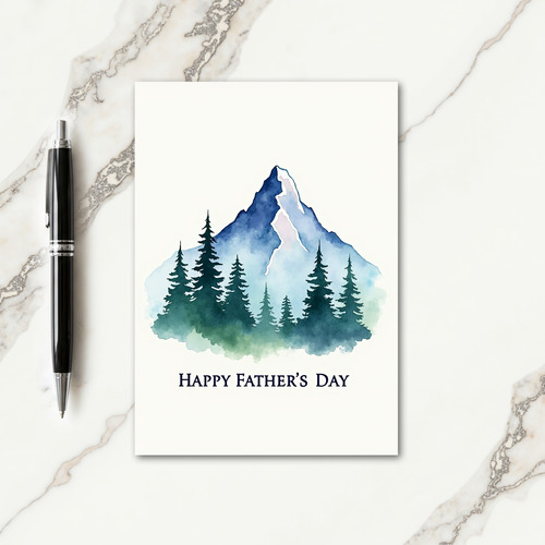 Mountain Vista Fathers Day Card