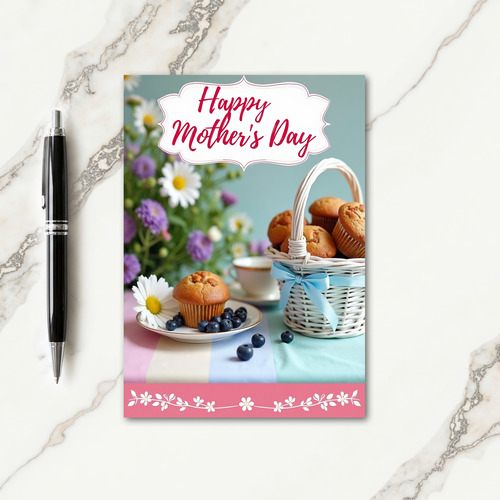Muffin Mothers Day Celebration Card