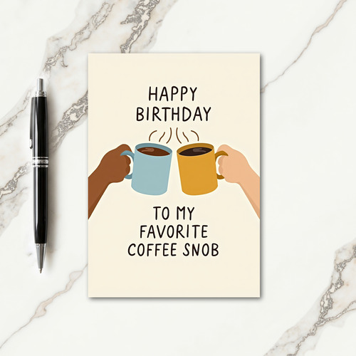 Mug Clink Birthday Card
