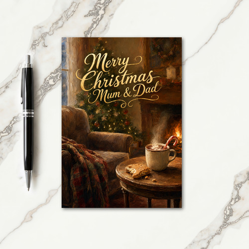 Mum And Partner Christmas Card