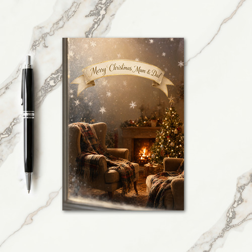 Mum And Stepdad Christmas Card