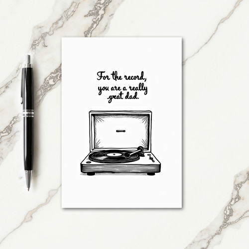 Musical Fathers Day Card