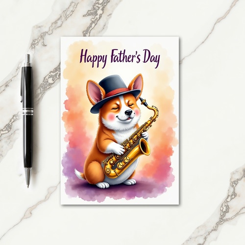Musical Fathers Day Joy Card
