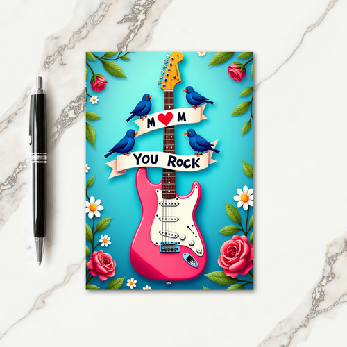 Musical Mom You Rock Card