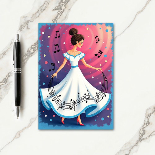 Musical Mothers Day Dance Card