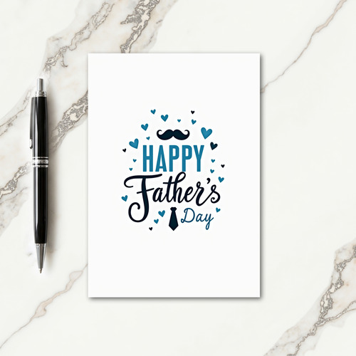 Mustache Sweet Fathers Day Card