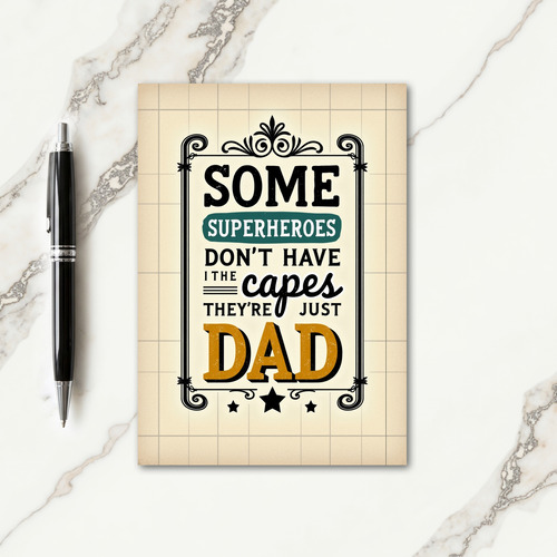 Mustard Dad Vintage Plaque Card