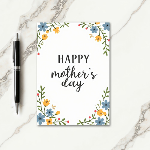 My Best Mothers Day Art Card