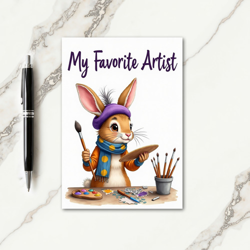 My Favorite Artist Card
