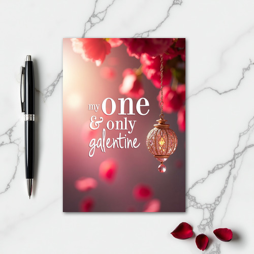 My Galentine Faceted Lantern Card