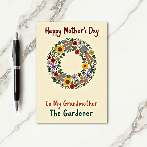 My Gardener Mothers Day Card