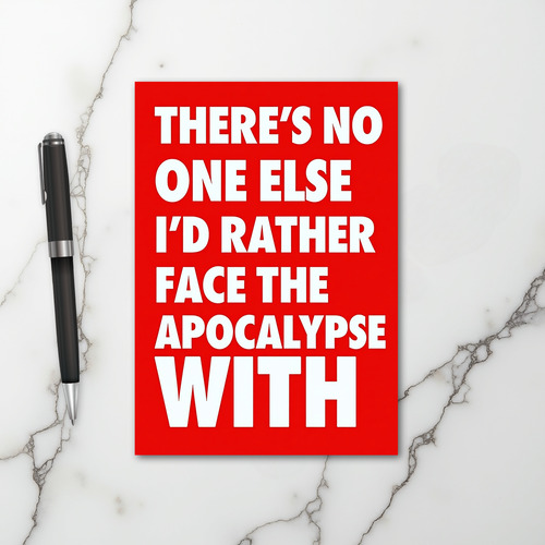 My Only Apocalypse Partner Card