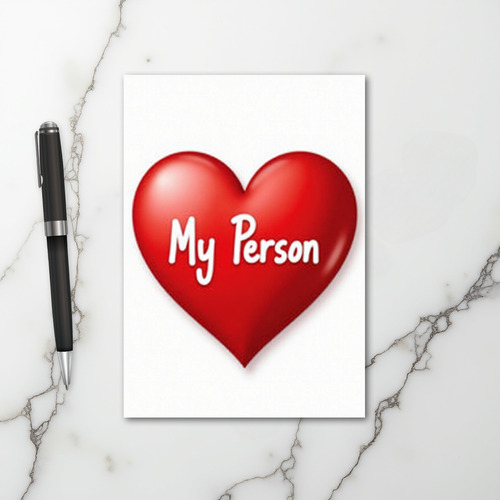 My Person Love Heart Card