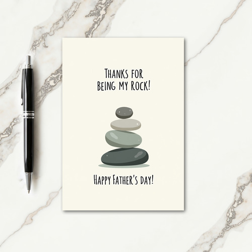 My Rock Sweet Fathers Day Card