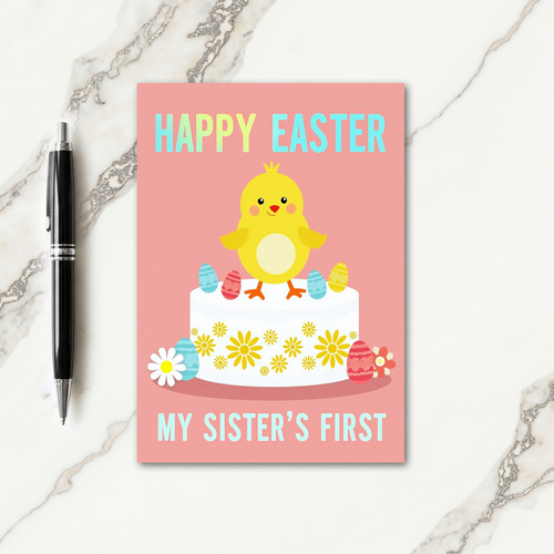 My Sister First Easter Celebration Card