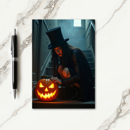 Mysterious Glow Halloween Card