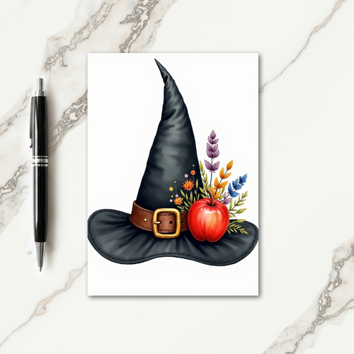 Mystic Autumn Hat Card