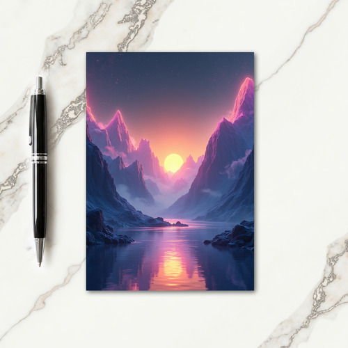 Mystic Glow Christmas Card
