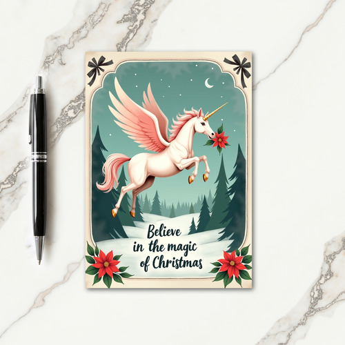 Mystic Horse Christmas Card
