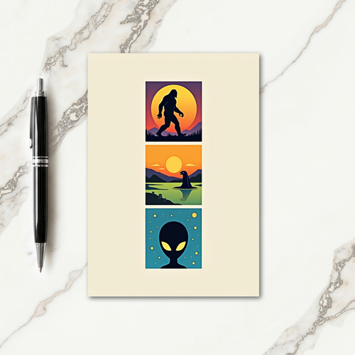 Mystic Silhouette Birthday Card