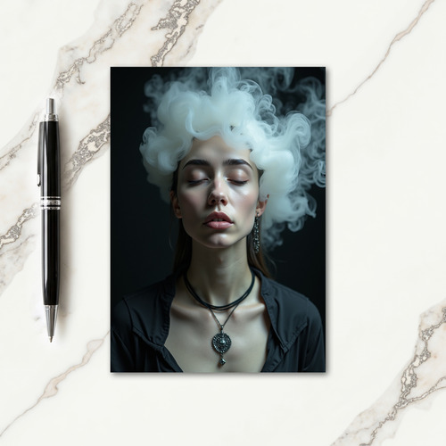 Mystic Smoke Portrait Card