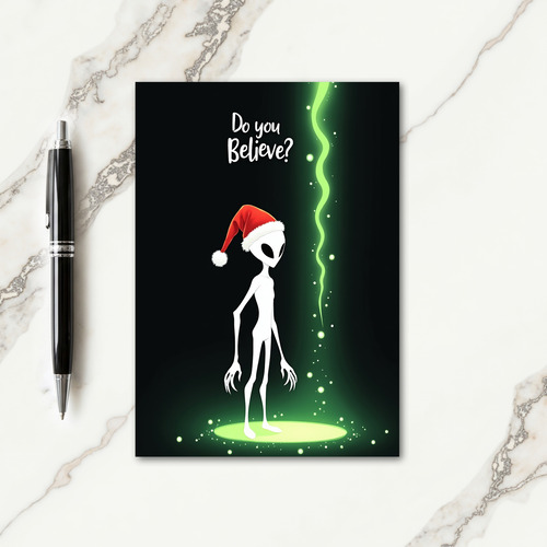 Mystic Visitor Christmas Card