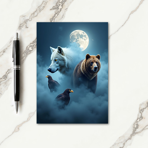 Mystic Winter Christmas Card