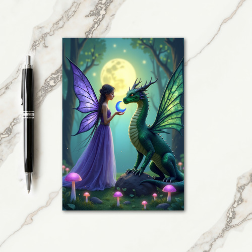 Mystic Woodland Birthday Card
