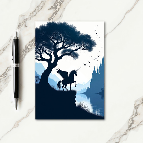 Mystical Winged Birthday Card