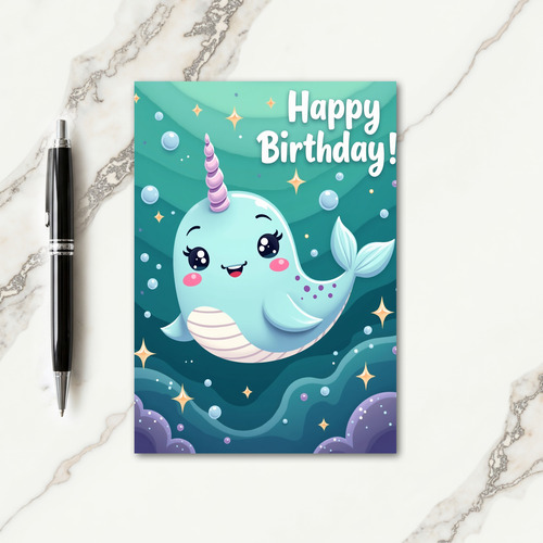 Mythic Birthday Creature Card