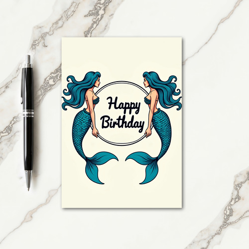 Mythical Figures Birthday Card