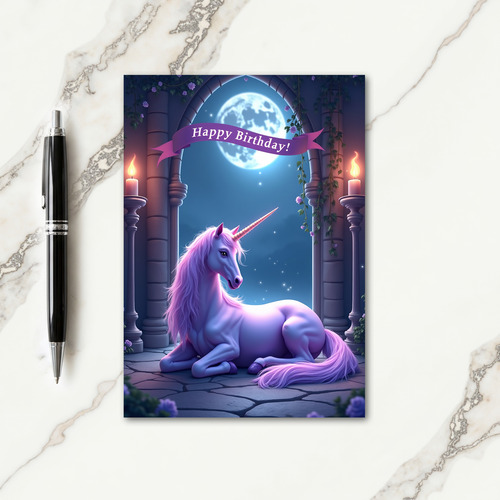 Mythical Horse Birthday Card