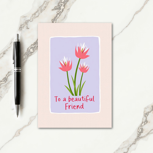 Naive Floral Mothers Day Card