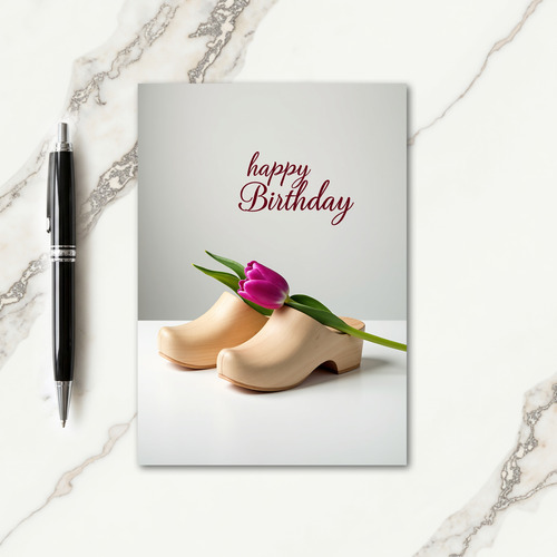 Natural Grain Birthday Card