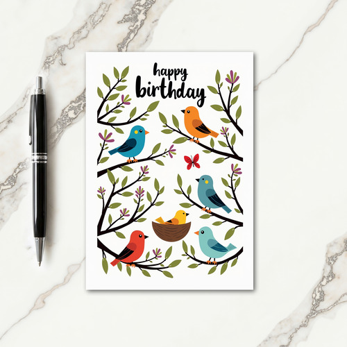 Nature Branch Birthday Card