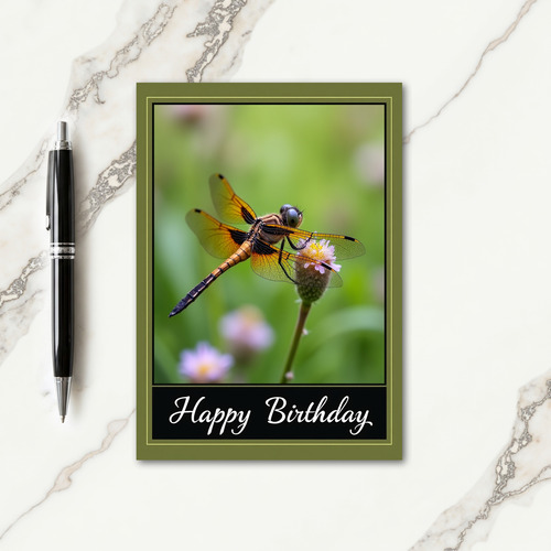 Natures Insect Birthday Card