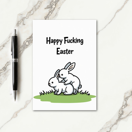 Naughty Holiday Fun Time Card