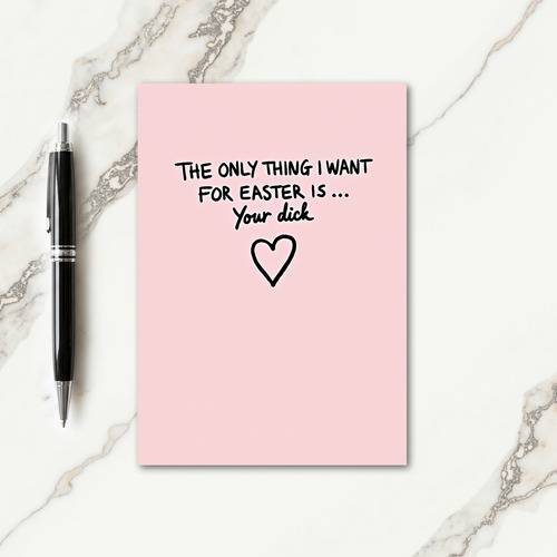 Naughty Holiday Wish Card