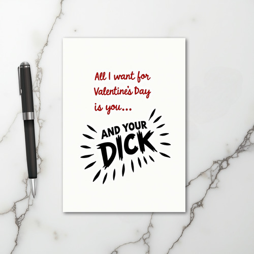 Naughty Valentines Day Boyfriend Card