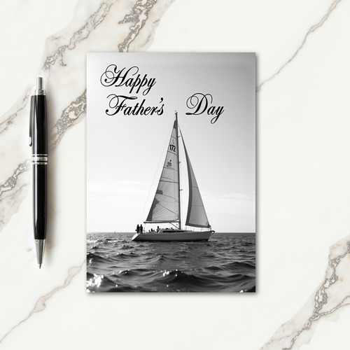 Nautical Fathers Day Script Card