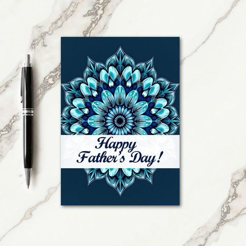 Navy Fathers Day Art Card