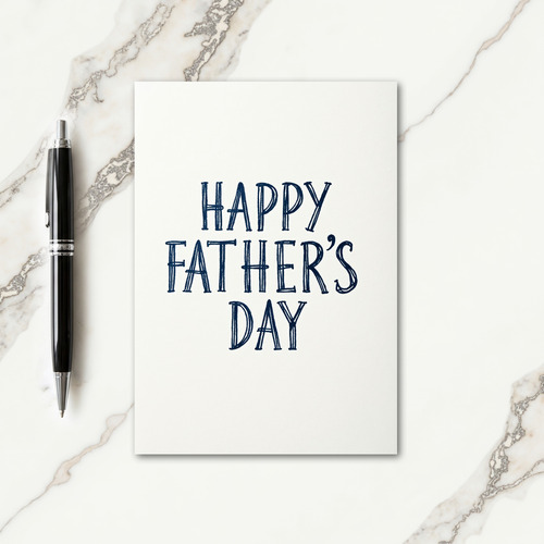 Navy Fathers Day Card
