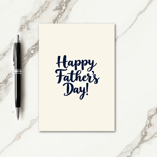 Navy Fathers Day Type Card