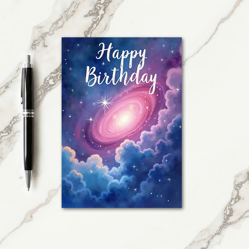Nebula Birthday Card