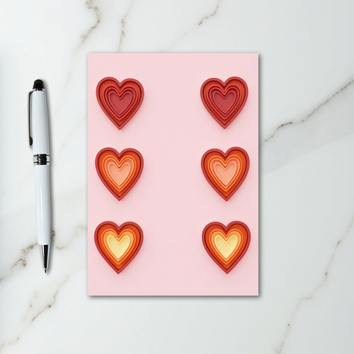 Nested Heart Love Card