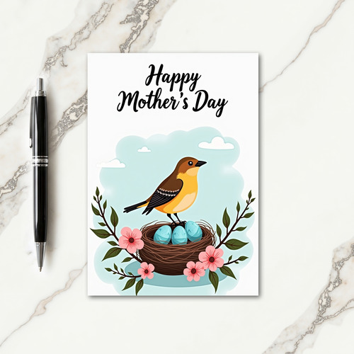 Nesting Mothers Day Card