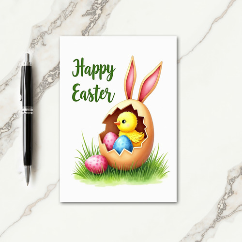 New Baby Chick Greeting Card